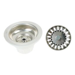 Flomasta Strainer Waste White 90mm