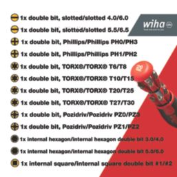 Wiha LiftUp 26one  Screwdriver with Bit Magazine 14 Piece Set