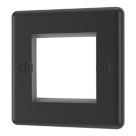 LAP  2-Module Modular Faceplate Matt Black