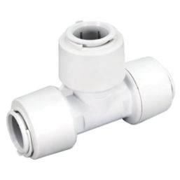 FloPlast FloFit+ Plastic Push-Fit Equal Tee 10mm