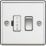 Knightsbridge  13A Switched Fused Spur  Polished Chrome