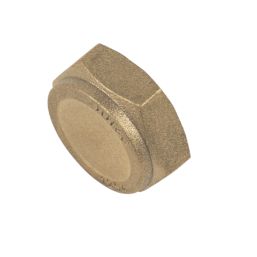 Flomasta  Brass Compression Blanking Nut 22mm