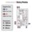 Triton Miniatures White Gloss 9.5kW  Manual Electric Shower