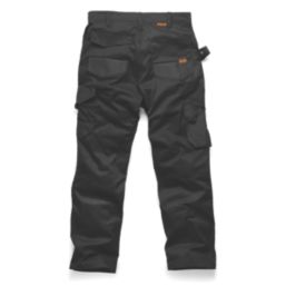 Scruffs TradeFlex Work Trousers Black 40" W 32" L