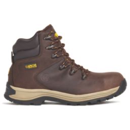 Apache AP315CM Size 7  Brown Water-Resistant Steel Toe Cap Safety Boots