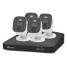Swann Enforcer SWDVK-846804MQB-EU 1TB HDDGB 8-Channel 1080p DVR CCTV Kit & 4 x 1080p Indoor & Outdoor Cameras