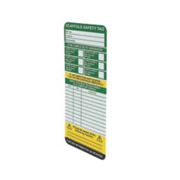 Essentials  Scaffold Tag Inserts 10 Pack
