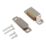 Essentials Premium Adjustable Magnetic Cabinet Catch Satin Nickel 46mm x 14mm 4 Pack