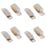 Essentials Premium Adjustable Magnetic Cabinet Catch Satin Nickel 46mm x 14mm 4 Pack