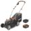 Worx WG733E 20V 1 x 4.0Ah Li-Ion PowerShare Pro Brushless Cordless 33cm Lawn Mower