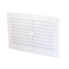 Map Vent Fixed Louvre  Vent White 229mm x 152mm