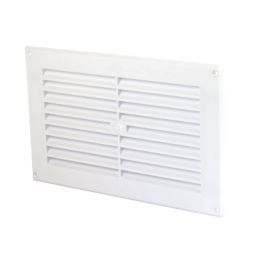 Map Vent Fixed Louvre  Vent White 229mm x 152mm