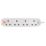 Masterplug 13A 4-Gang Unswitched Surge-Protected Extension Lead  2m