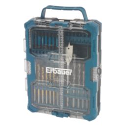 Erbauer  Multi-Material Drill & Screwdriver Bit Set 69 Pieces