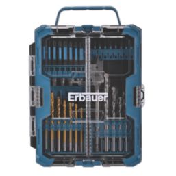 Erbauer  Multi-Material Drill & Screwdriver Bit Set 69 Pieces