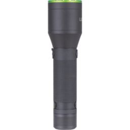 Luceco  Rechargeable LED Torch Black/Green 1000lm