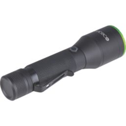 Luceco  Rechargeable LED Torch Black/Green 1000lm
