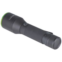 Luceco  Rechargeable LED Torch Black/Green 1000lm