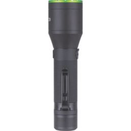 Luceco  Rechargeable LED Torch Black/Green 1000lm