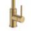 Swirl Seville  Mixer Tap Brushed Brass