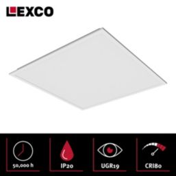 Lexco Sarin Square 595mm x 595mm LED TP(b) Panel Light (with DALI) White 26W 3600lm