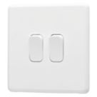 Arlec  10A 2-Gang 2-Way Light Switch  White