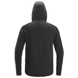 Snickers 8405 - FlexiWork  Full-Zip Midlayer Hoodie Black Medium 39" Chest