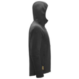 Snickers 8405 - FlexiWork  Full-Zip Midlayer Hoodie Black Medium 39" Chest
