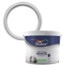 Dulux  10Ltr Pure Brilliant White Silk Emulsion  Paint
