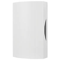 Byron 00.640.82 Wired Wall-Mounted Doorbell with Transformer White