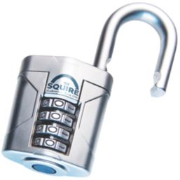 Squire  Weatherproof  Combination  Padlock Blue 50mm