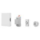 Byron 720K Wired Wall-Mounted Doorbell Kit with Transformer White