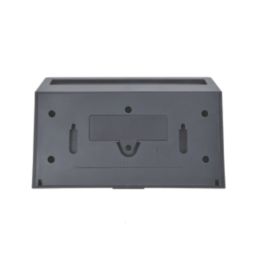 Lutec Barlo Outdoor LED Solar Wall Light With PIR Sensor Dark Grey 950lm