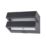 Lutec Barlo Outdoor LED Solar Wall Light With PIR Sensor Dark Grey 950lm