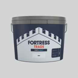 Fortress Trade  10Ltr Grey Vinyl Matt Emulsion  Paint