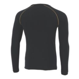 Site Kukl Long Sleeve Base Layer Top Black Medium 34" Chest