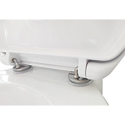 Swirl   Toilet Seat Duraplast White