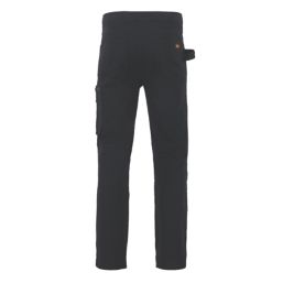 Site Dunnell Stretch Multi-Pocket Trousers Black 38" W 32" L
