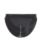 FloPlast Hi-Cap Half Round Internal Stop End Black 115mm