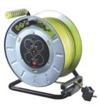 PRO XT 13A 2-Gang 10m Cable Reel + 2.1A 2-Outlet Type A USB