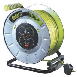 PRO XT OTLU40134SL-XD 13A 4-Gang 40m  Cable Reel 240V