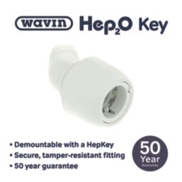 Hep2O  Plastic Push-Fit Equal 135° Stem Elbow 22mm