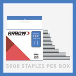 Arrow Heavy Duty Staples Galvanised 10mm x 10mm 5000 Pack