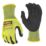 DEWALT Hi Vis Protection Gloves Yellow Medium