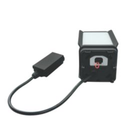 Brackenheath iSpot Bollard 119mm Outdoor Cube Light Module Black