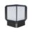 Brackenheath iSpot Bollard 119mm Outdoor Cube Light Module Black