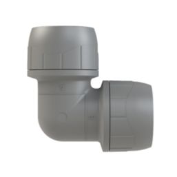PolyPlumb Enhanced  Plastic Push-Fit Equal 90° Elbow 15mm
