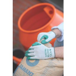 Showa 350R  Nitrile Gardening Gloves Green X Large