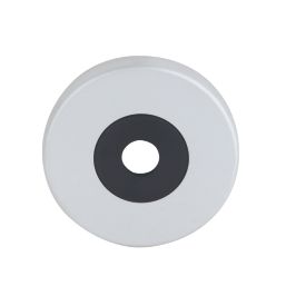 Smith & Locke Fire Rated Pull Handle Roses Satin Aluminium 50mm 2 Pack