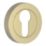 Cooke & Lewis Lormel Euro Escutcheon (Pair) Satin Brass 50mm